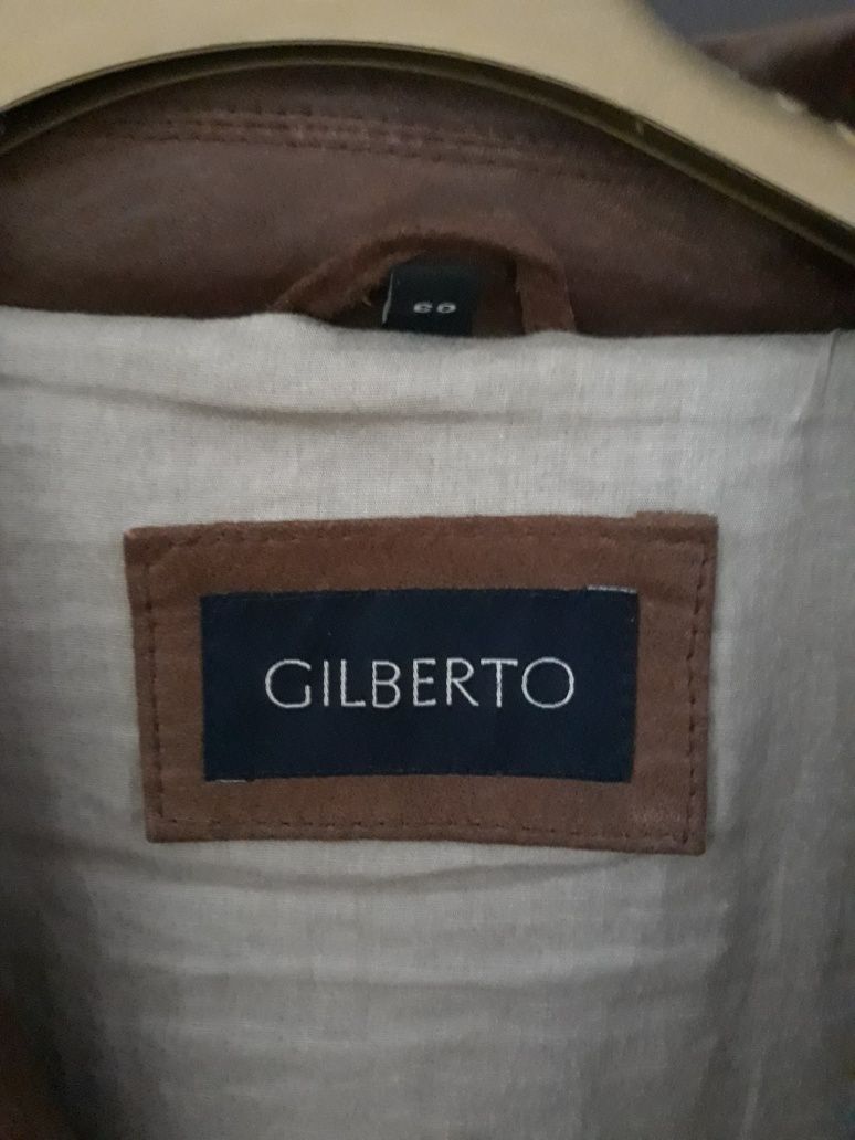 Kurtka skórzana Gilberto męska skóra włoska r 60 jak nowa