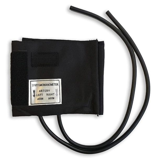 Mankiet do ciśnieniomierza dla dorosłych z klamrą (PCV) (1-wężykowy)