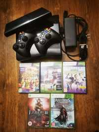 Konsola Xbox 360 S 250gb, 2 pady, kinect, gry