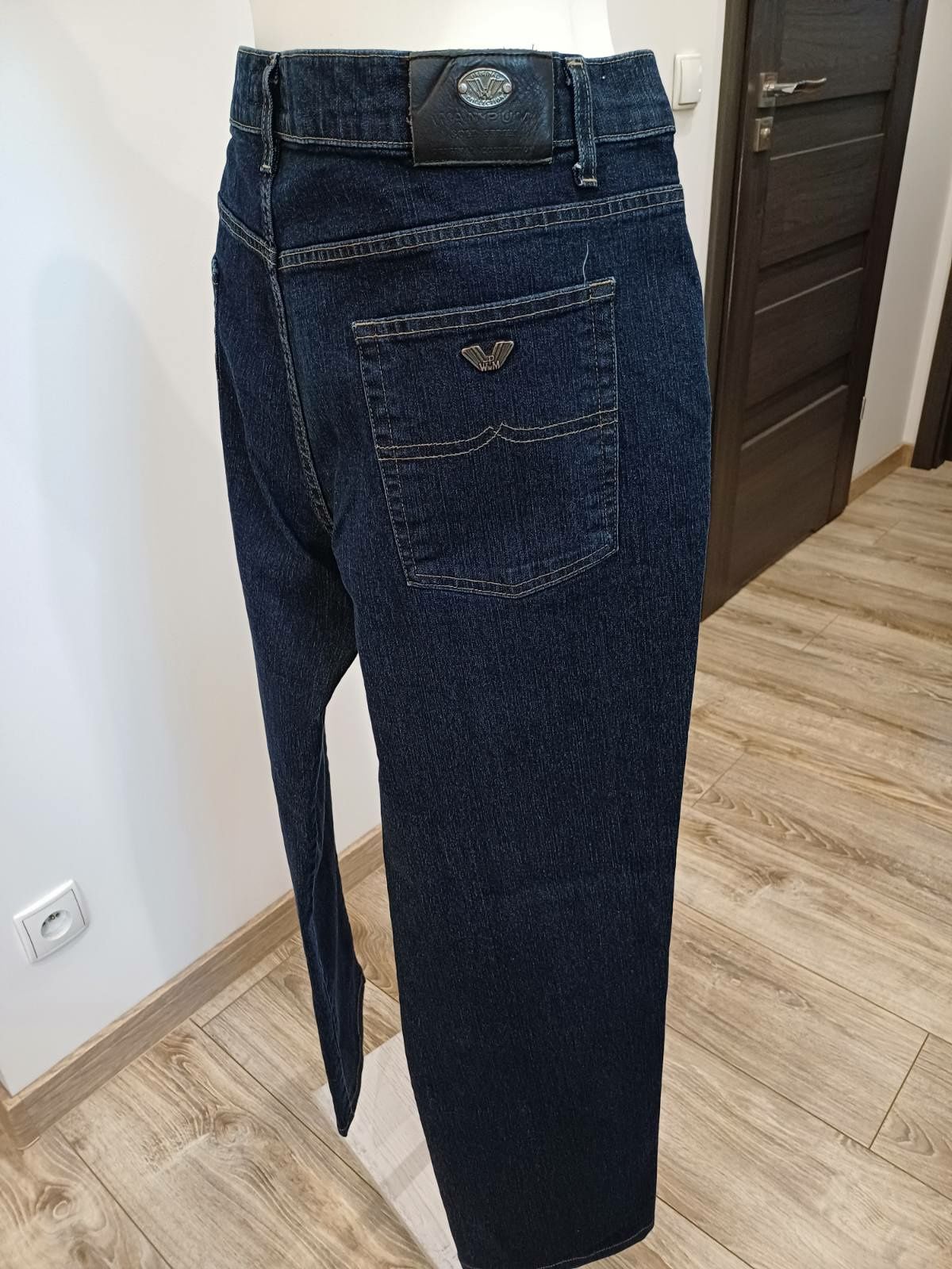 Spodnie męskie granatowy jeans Wampum rozm 2XL./3XL.