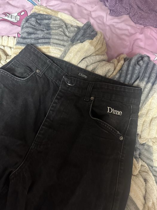 Джинси чорні dime