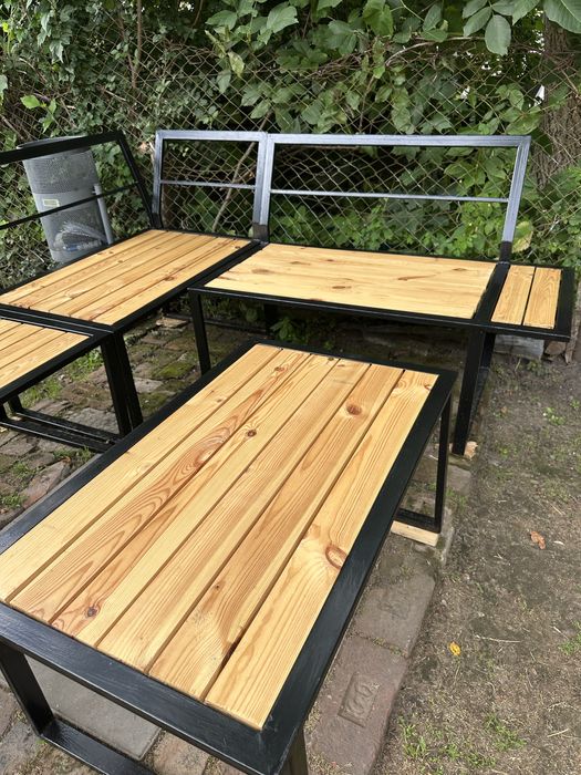 Комплект садові меблі , куток з металу, диван на терасу