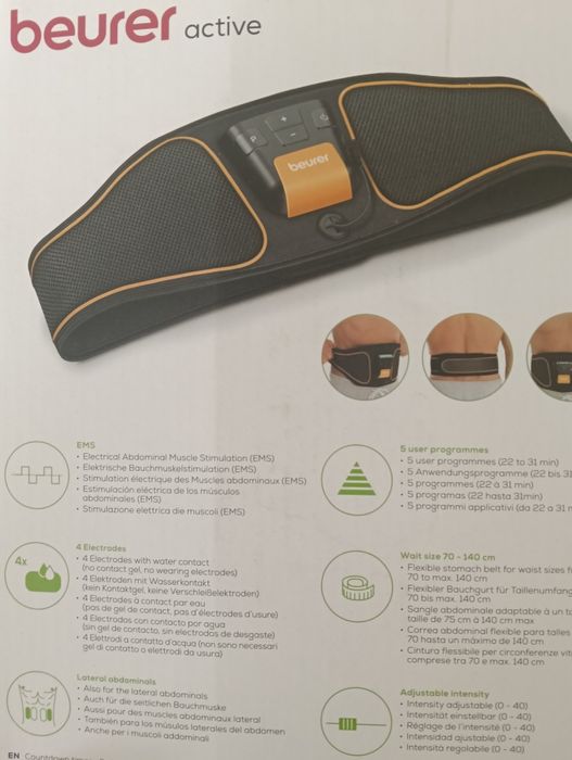 Cinto tonificação abdominal