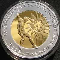 Polska 10 złotych 2006 - MŚ Niemcy - srebro złoto - stan menniczy