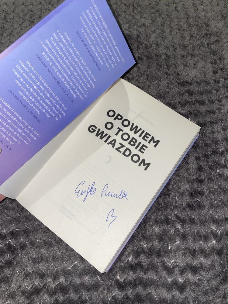Książka opowiem o tobie gwiazdom