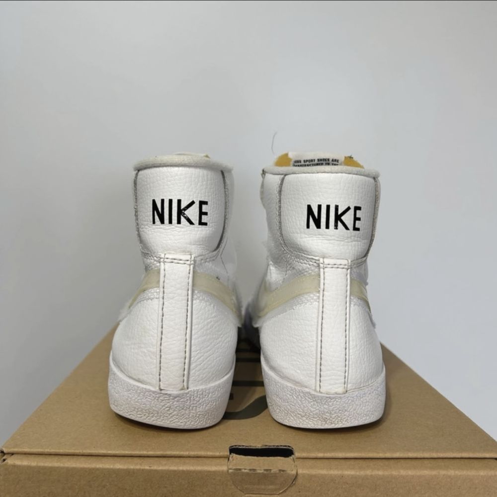 Buty Nike Blazer mid białe mini logo