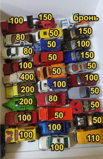 Модели машинок Matchbox