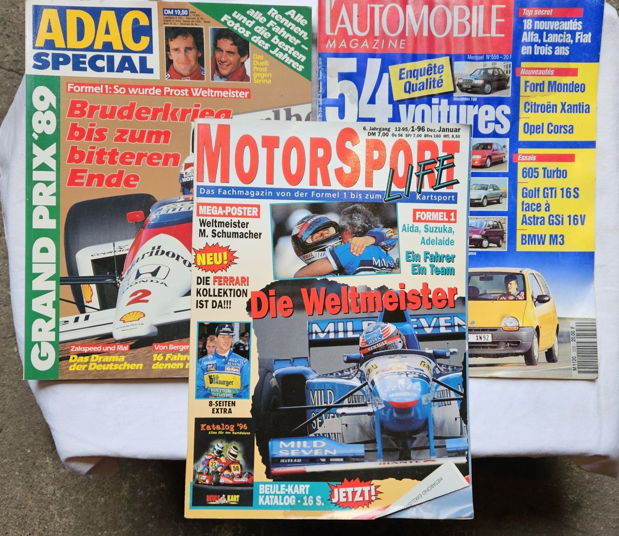 Zestaw 12 sztuk czasopism magazynów o motoryzacji