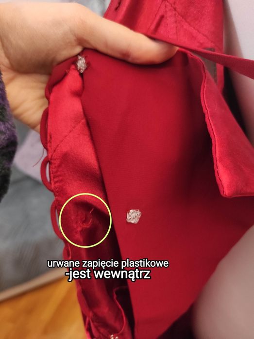 Suknia czerwona 46 wieczorowa balowa Mascara Curves