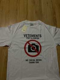 футболка Vetements antisocial