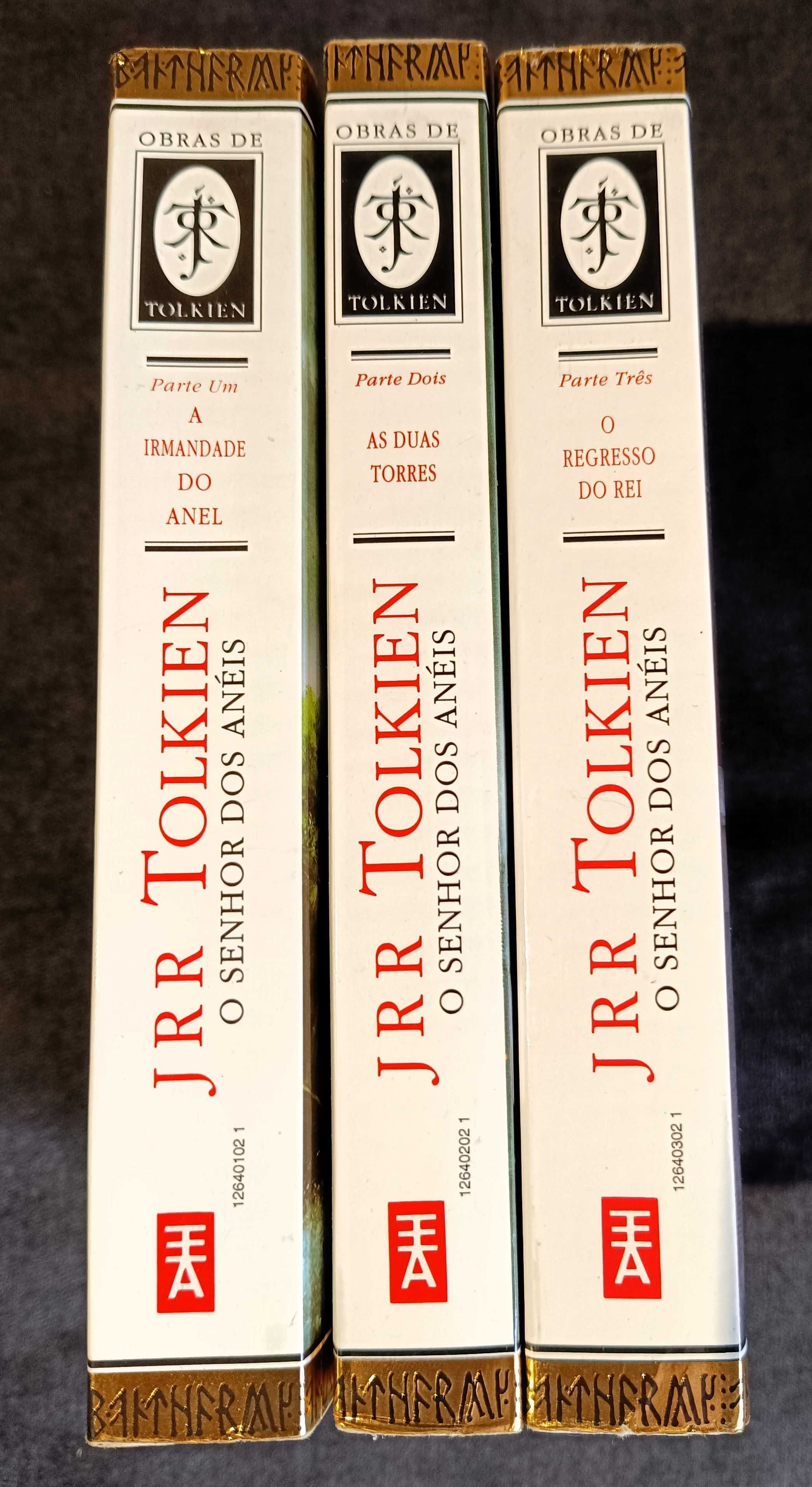 Trilogia O Senhor dos Anéis - J R R Tolkien (portes incluídos)