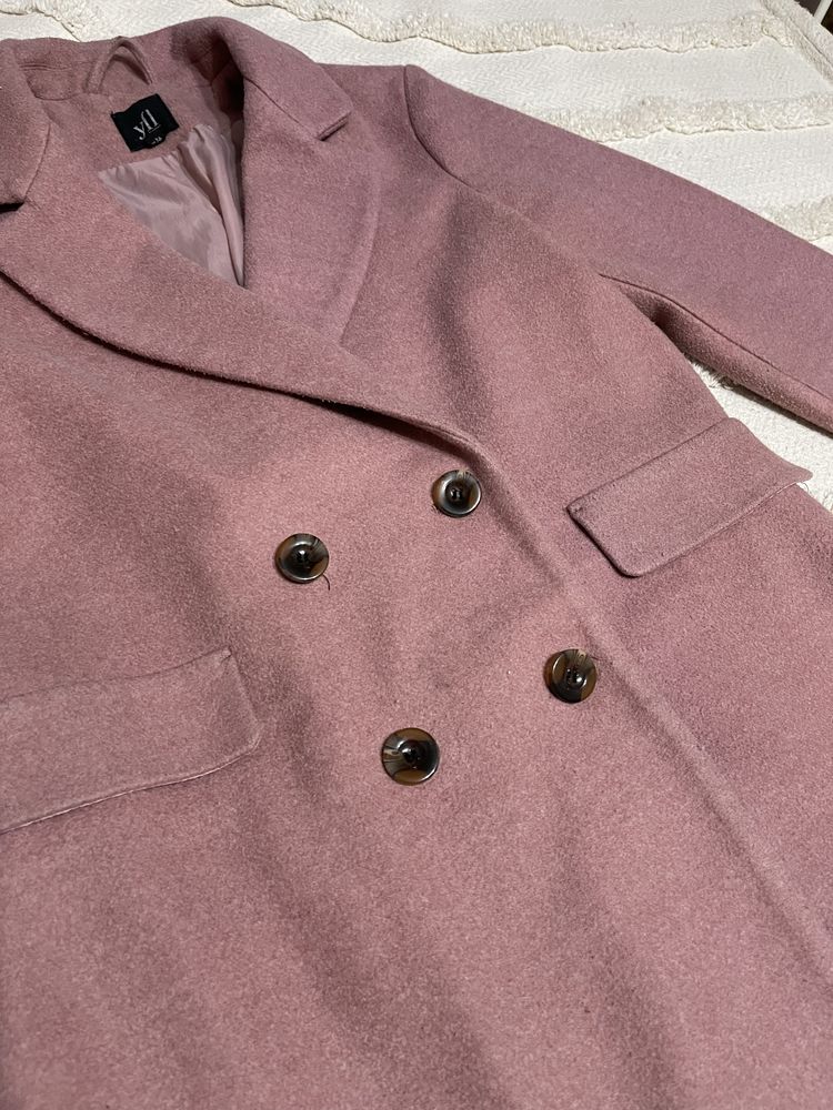 Różowy płaszcz Reserved S