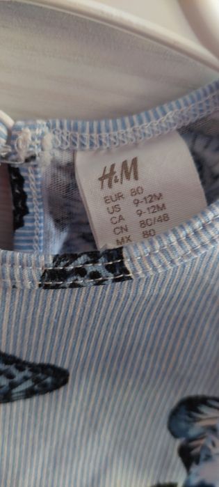 Sukienka H&M, roz. 80 (9-12 miesięcy)