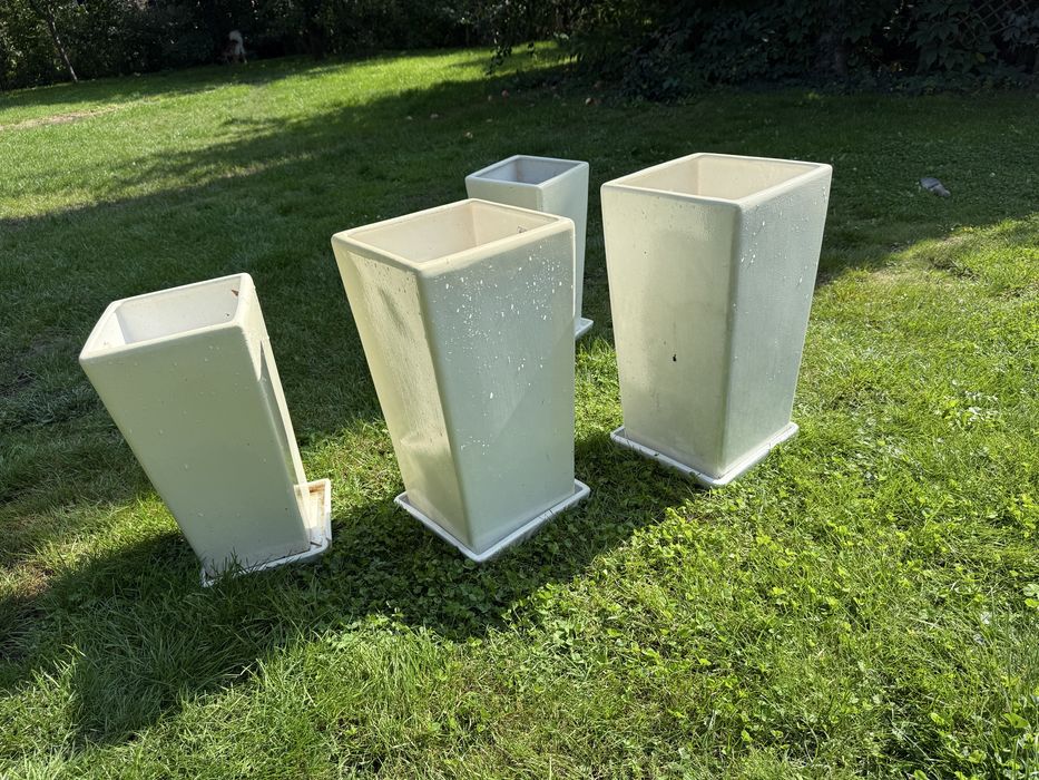 4 duże donice wewnetrzne zewnetrzne 53cm 45cm