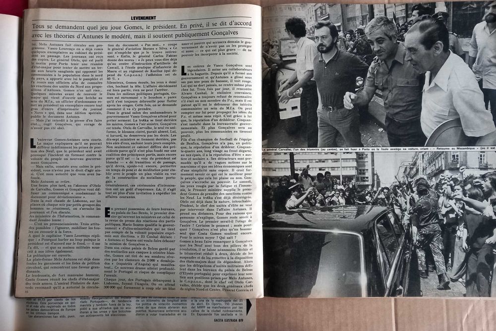 Paris-Match/Gaceta Ilus. PREC/Verão Quente/Oriana Fallaci-Mário Soares