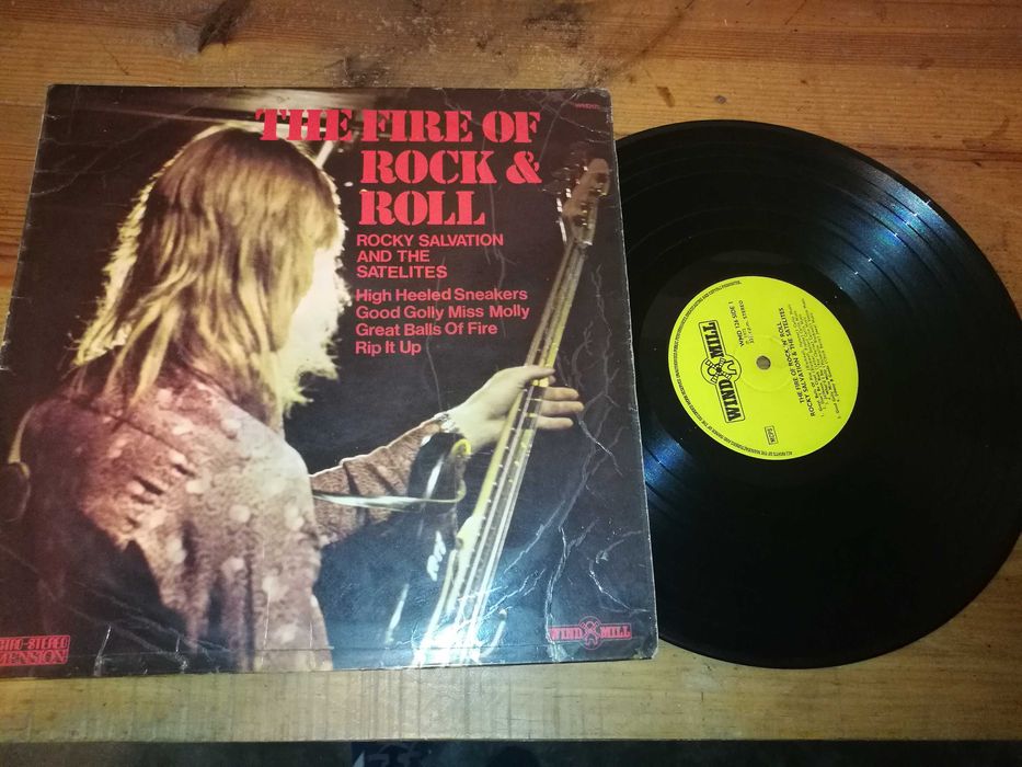 Rocky Salvation And The Satellttes  - The Fire Of The RockN'Roll LP