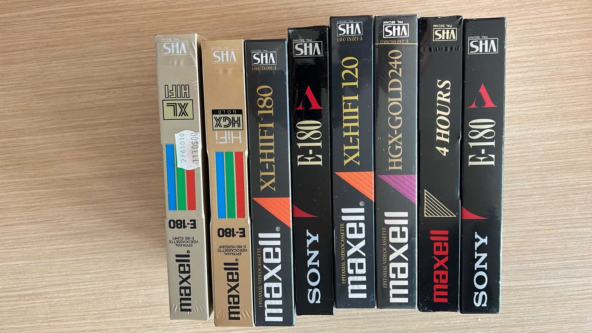 VHS FITAS PARA VIDEO CASSETE NOVAS 17 no total. 5,00 euros cada