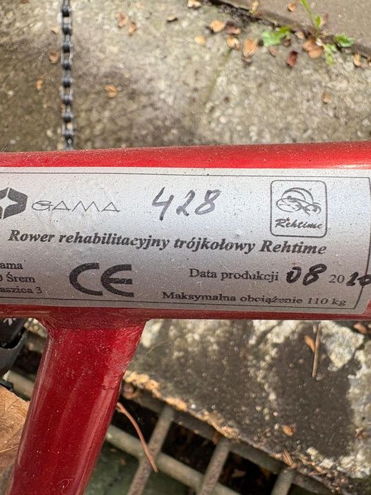 Rower trójkołowy rehtime trójkołowy nowy