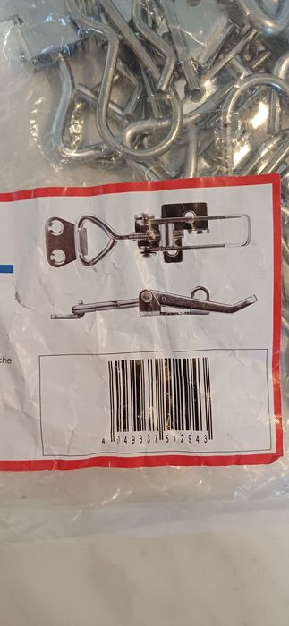 Замок Защіпка для ящиків Затискач Goebel 701 L А4, 97-108 x 29 мм