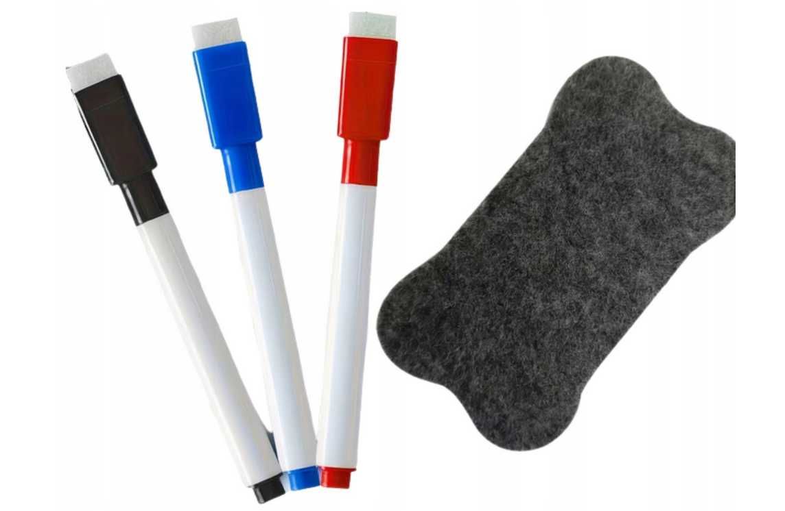 Tablica magnetyczna + kalendarz na lodówkę + magnesy Zestaw