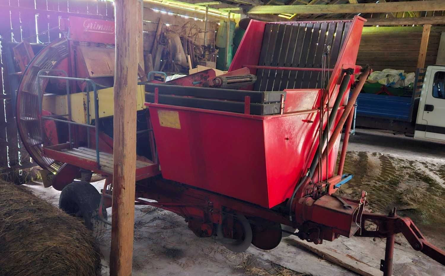Kombajn do ziemniaków Grimme Europa - garażowany, skrętne koła