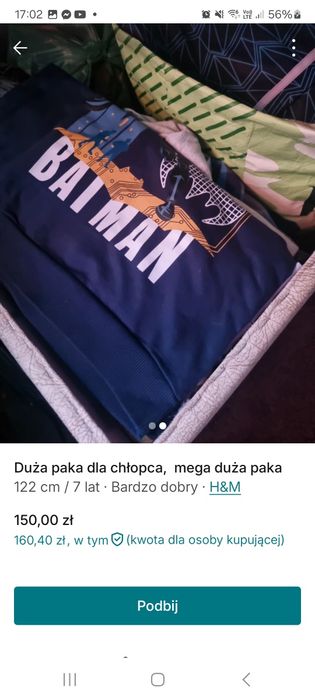 Paka ubrań chłopięcych