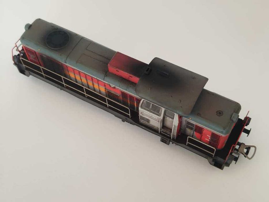 Lokomotywa SM-42 nr 583 PIKO H0 z dekoderem jazdy DCC po patynowaniu