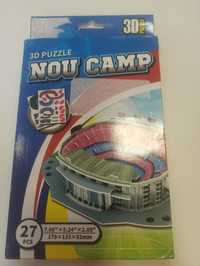 3D puzzle Camp Nou Barcelona estádio