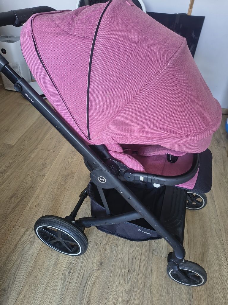 Wózek cybex balios s różowy spacerówka