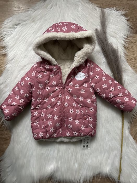 Nowa kurtka w kwiatuszki 80 George