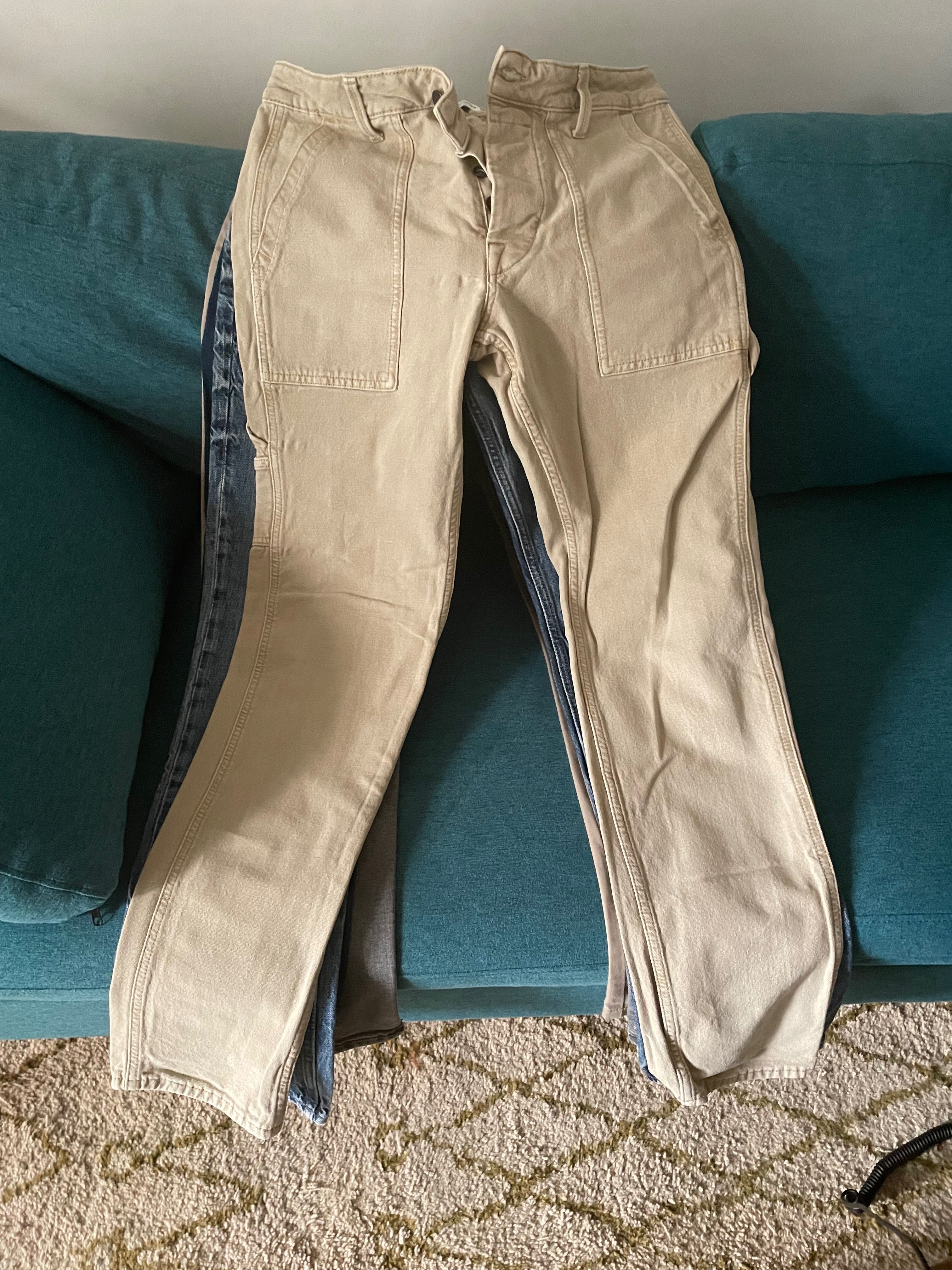Conjunto de 5 pares de calças de ganga
