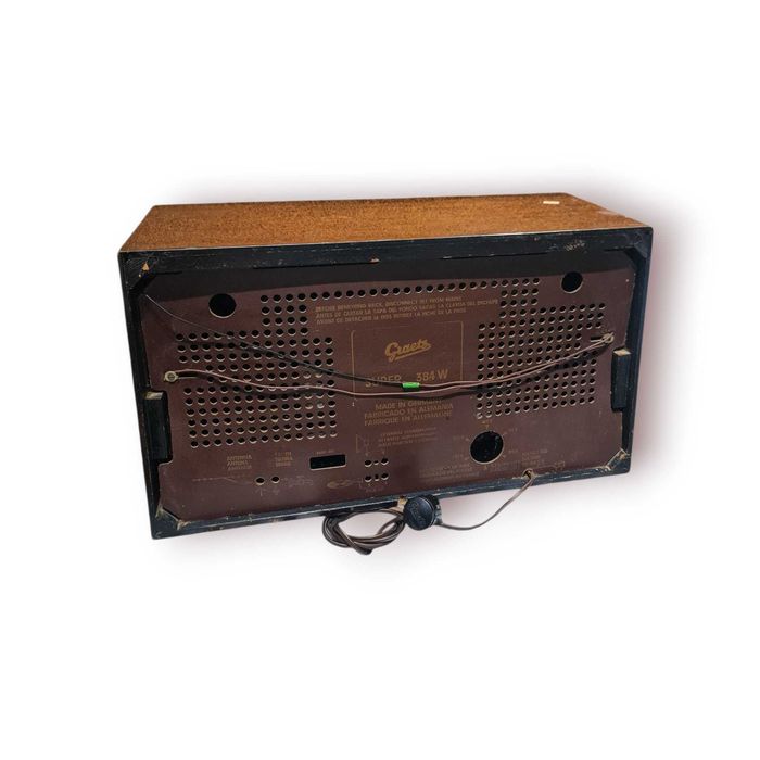 Rádio Vintage Graetz Canzonetta 384W – Alemanha, década de 1950