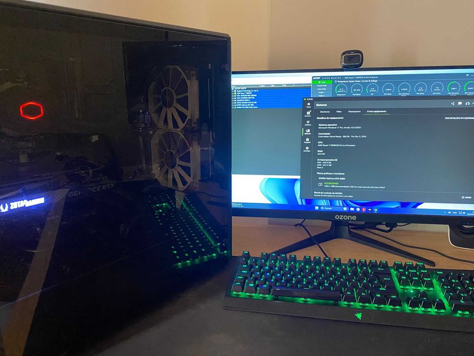 PC Gaming – Ryzen 5800X3D + RTX 4060 + 32GB RAM