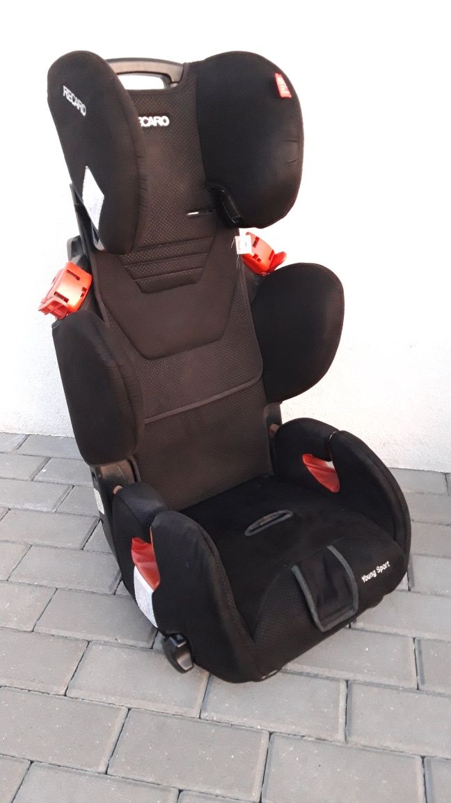 Recaro Young Sport fotelik samochodowy 9-36kg czarny kompletny