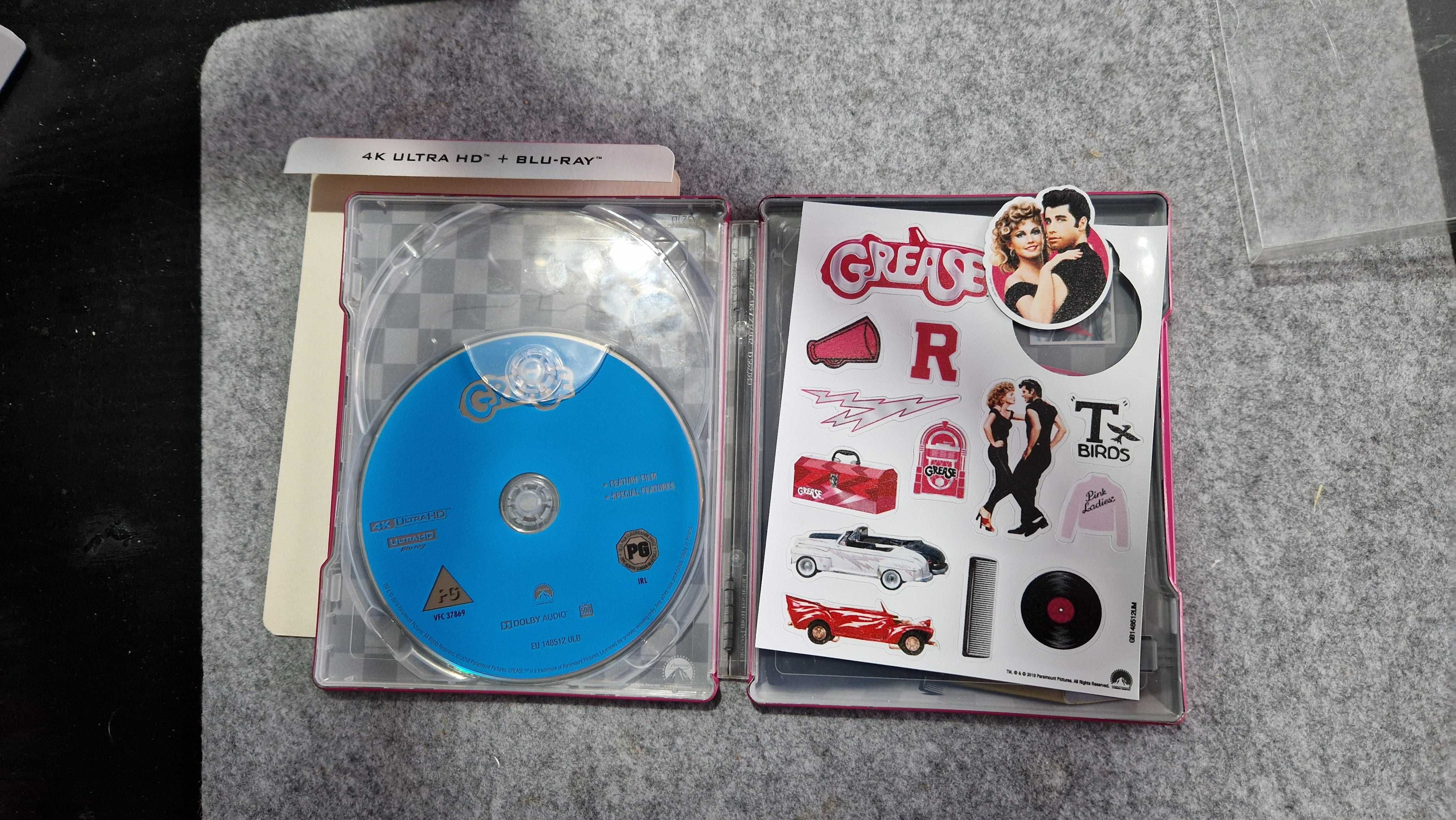 blu ray Grease 4k steelbook