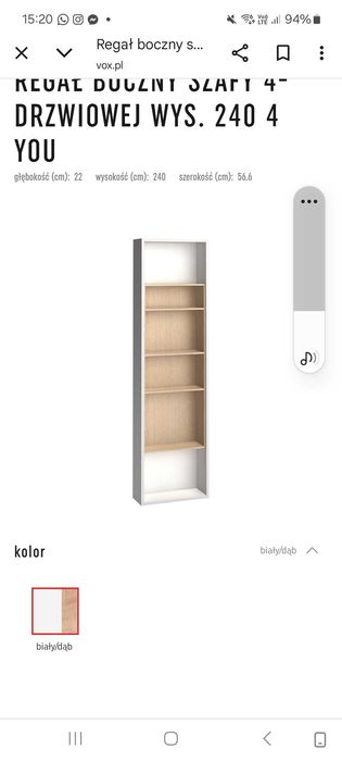 Regał Vox z  kolekcji 4 You