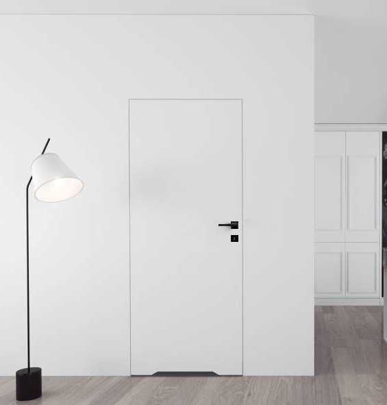 Drzwi ukryte BELPOL Sara WC 70 płyta prawe + ościeżnica