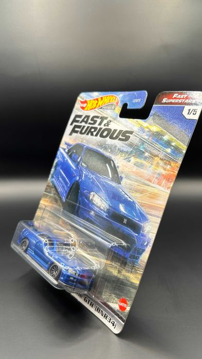 Hot Wheels Nissan Skyline GTR BNR34 Fast&Furious