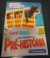 Aprendo Jogando - Card Quiz - Das Origens à Pré-História - Clementoni