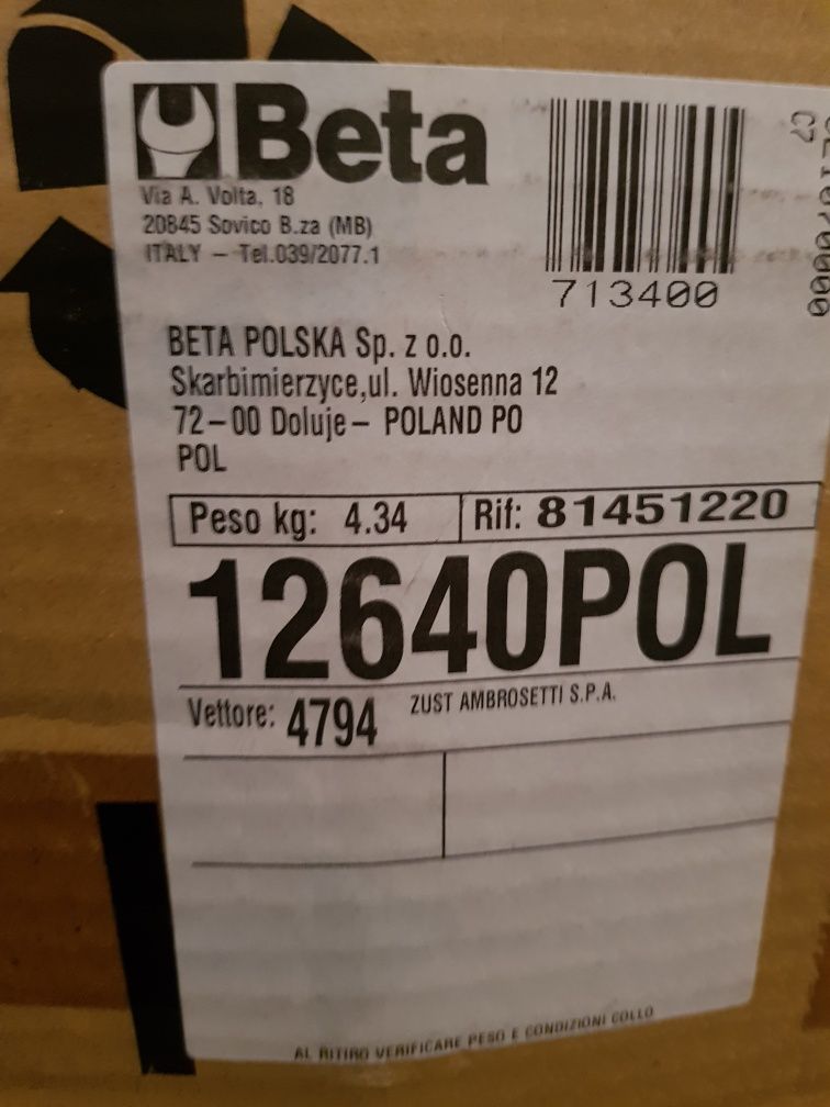 Torba, walizka  narzedziowa Beta c7