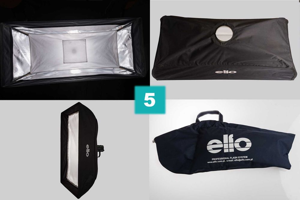 Softboxy, tubus, plaster miodu, czasze - system ELFO