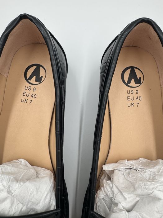 Czarne mokasyny rozmiar 40