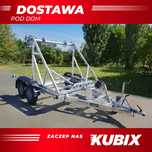 Głowacz Bardzo mocna przyczepa kablowa 270x170 dwuosiowa DMC 2700kg  DOSTAWA POD DOM! Pod KABEL! POD KABLE, rury, światłowód
