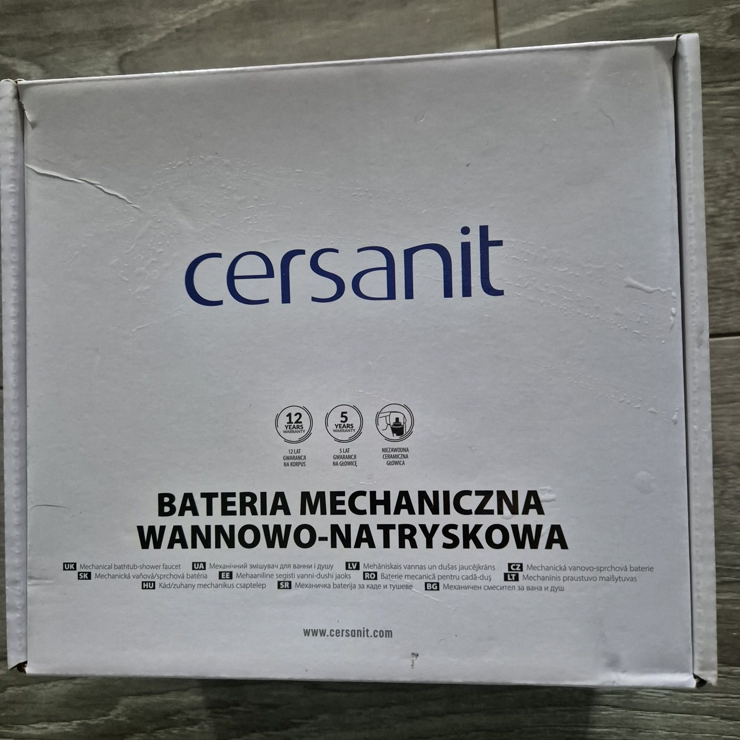 Bateria wannowa-prysznicowa Cersanit Brasco Nowa! Zerwany gwint