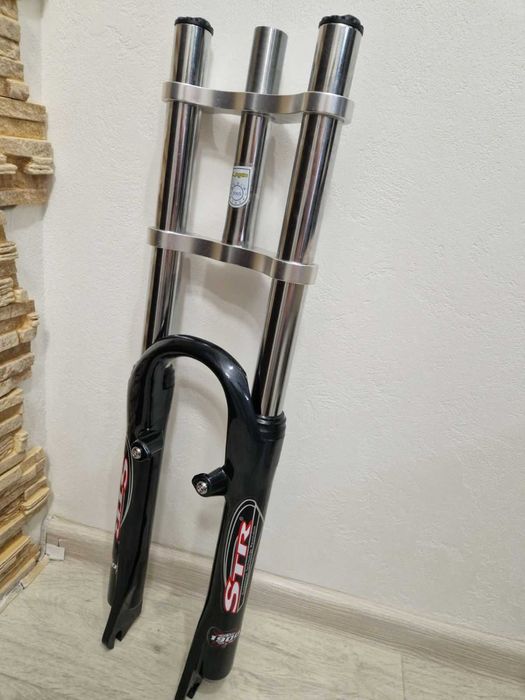 Двухкоронка алюминиевая (вилка) на велосипед. Колесо - 26.