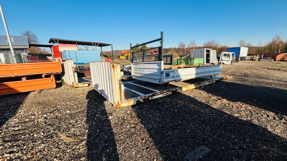 Platforma BDF Krone 7,8 x 2.5m 2x sztuki Najazd Winda Zabudowa Firanka