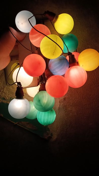 Новогодняя  елочная гирлянда  ссср