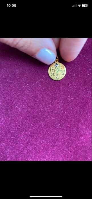 Medalha ouro Lembrança Avós