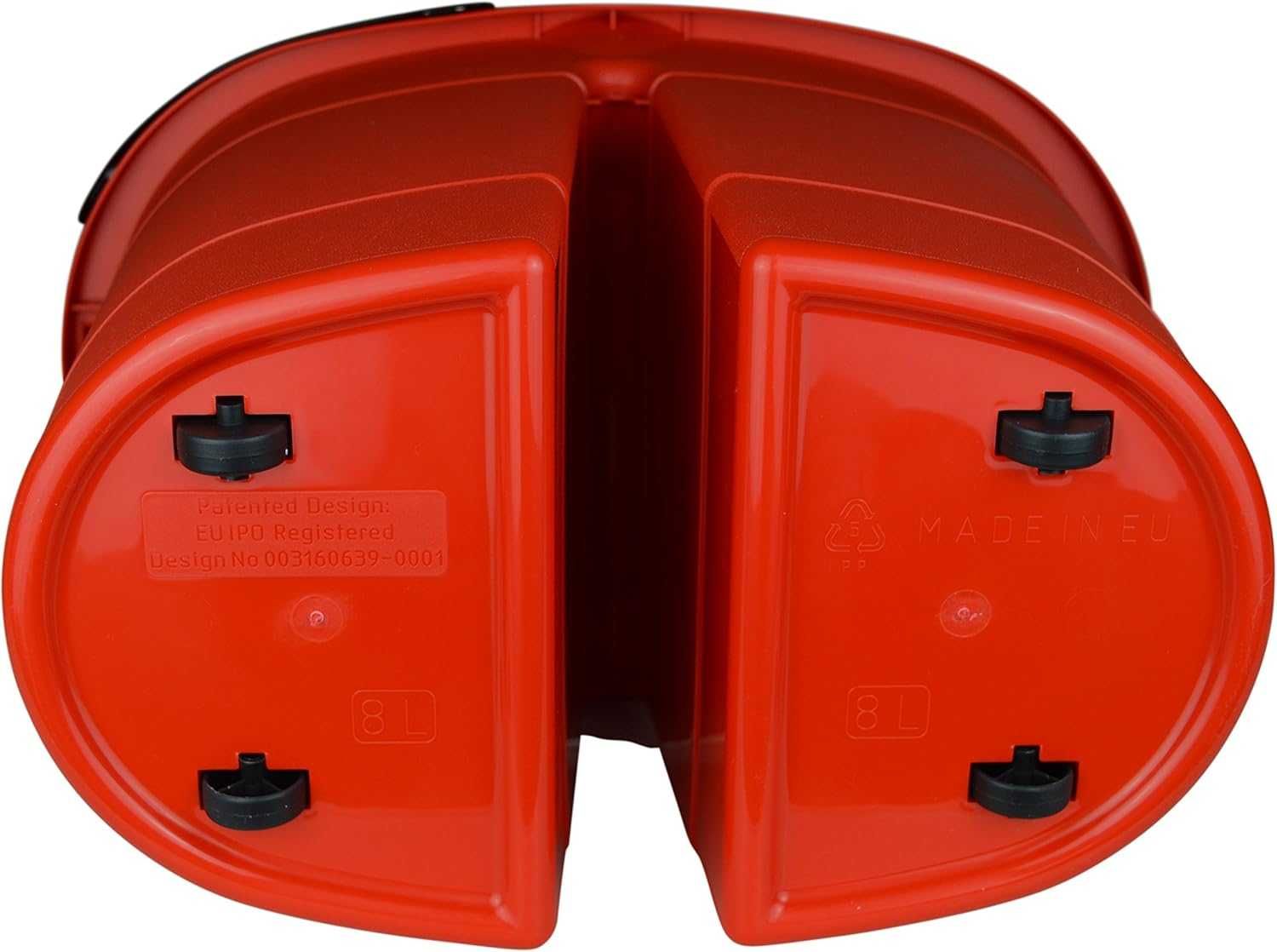 CleanDouble XL Dwukomorowe Wiadro na Mopa z Rolkami 16 L