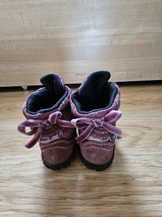 Buty zimowe kozaki Geox rozm 22 dla dziewczynki